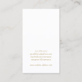 Ikat Pattern in Dark Gray for Jewelry Design Business Card (Back)