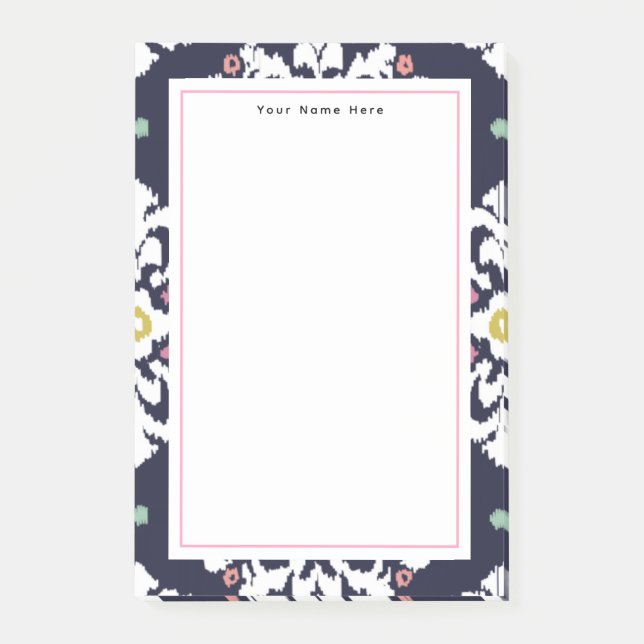 Ikat Pattern Post-it Notes (Front)