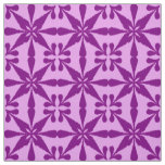 Ikat Star Pattern - Violet and Orchid Fabric