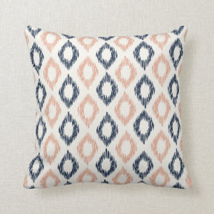 ikat throw pillow
