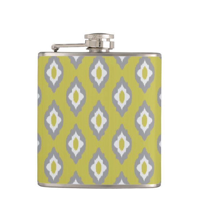 Ikat vintage pattern flask (Front)