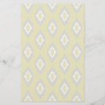 Ikat vintage pattern stationery