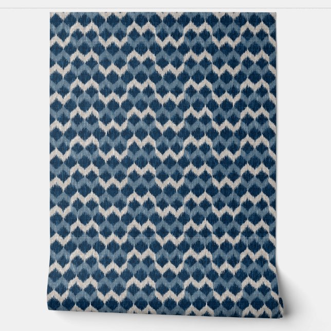 Ikat Wave Wallpaper (Unrolling)