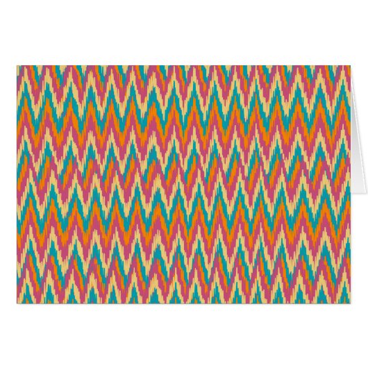 iKat Zigzag Design Spice Colors Cards (Front Horizontal)