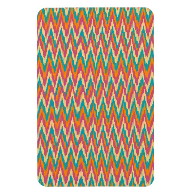 iKat Zigzag Design Spice Colors Magnet (Vertical)