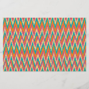 iKat Zigzag Design Spice Colors Stationery