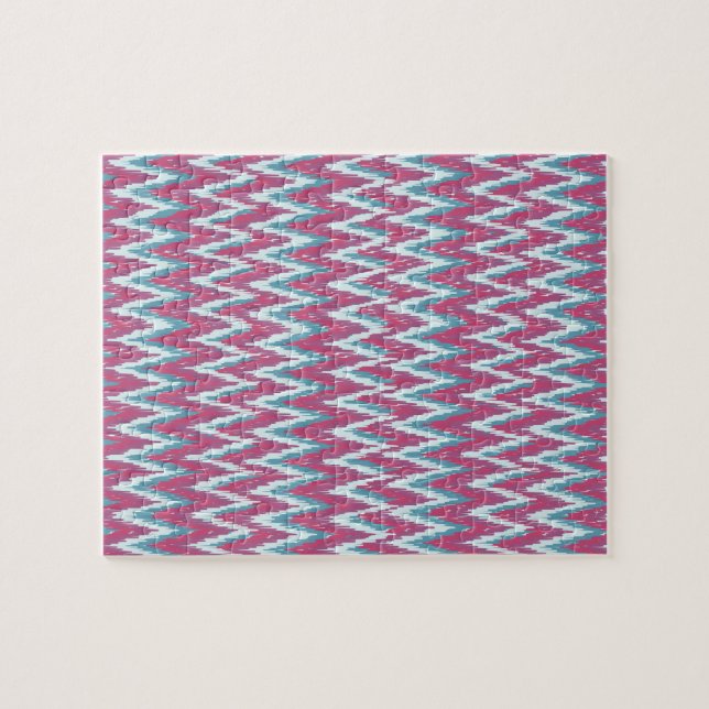 ikat zigzag effect12.ai jigsaw puzzle (Horizontal)