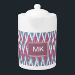ikat zigzag effect12.ai teapot<br><div class="desc">We are celebrating the New 2013 color trends in this fun scribble chevron zigzag pattern - using colors from the new COLOR PALETTE 2013 - Colors from culinary inspirations, combining spicy colors with fresher shades. The effect is comforting but still includes pops of unexpected color to awaken the palette. Spicy...</div>