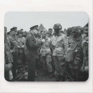 Ike Talking With Airborne On D-Day Mouse Pad