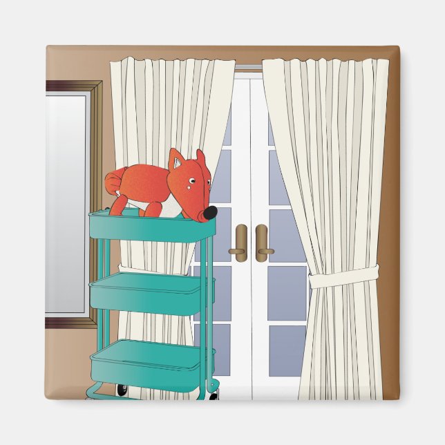 Ikea Interiors Fox Magnet (Front)