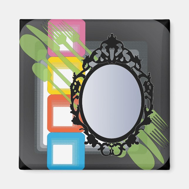 Ikea Mirrors Mod Magnet (Front)