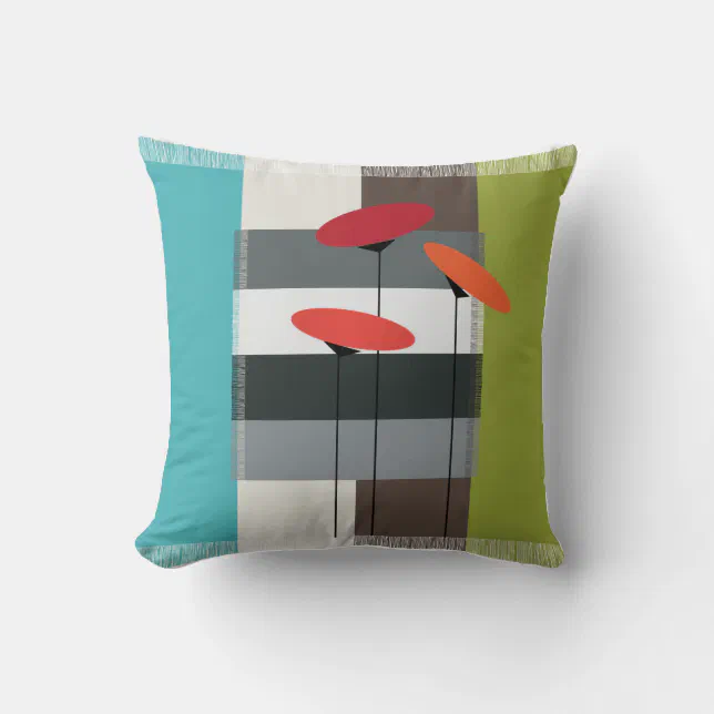 Ikea Throw Stripes Pillow Zazzle