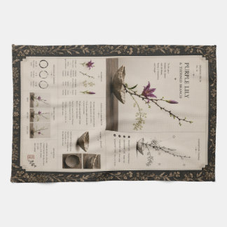 Ikebana Bottlebrush Study 03 Kitchen Towel