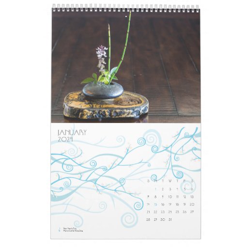 Ikebana Calendar Zazzle