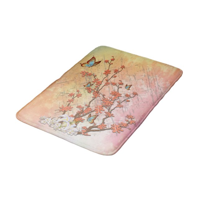 Ikebana display bath mat (Angled)