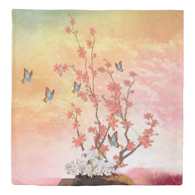 Ikebana display duvet cover (Front)