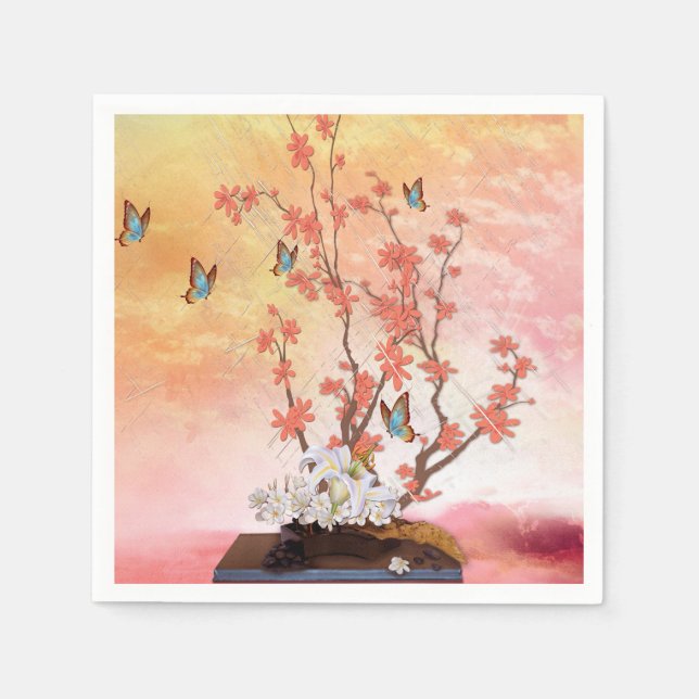 Ikebana display napkins (Front)