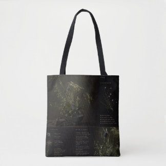 Ikebana Study No. 26 Purple Lily & Thorn Tote Bag
