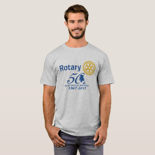 Iki Rotary 50th Anniversary Logo T-shirt