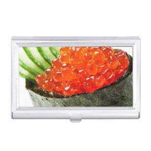 Ikura (Salmon Roe) Gunkan Maki Sushi Business Card Holder