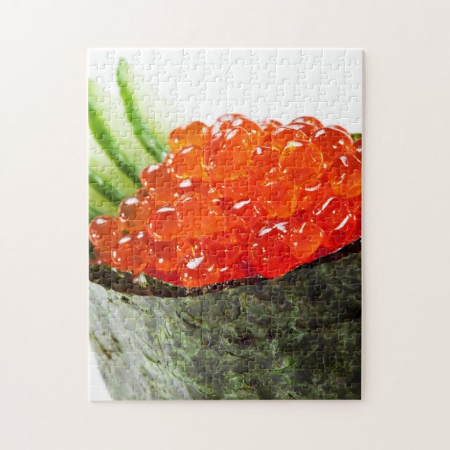Ikura (Salmon Roe) Gunkan Maki Sushi Jigsaw Puzzle (Vertical)