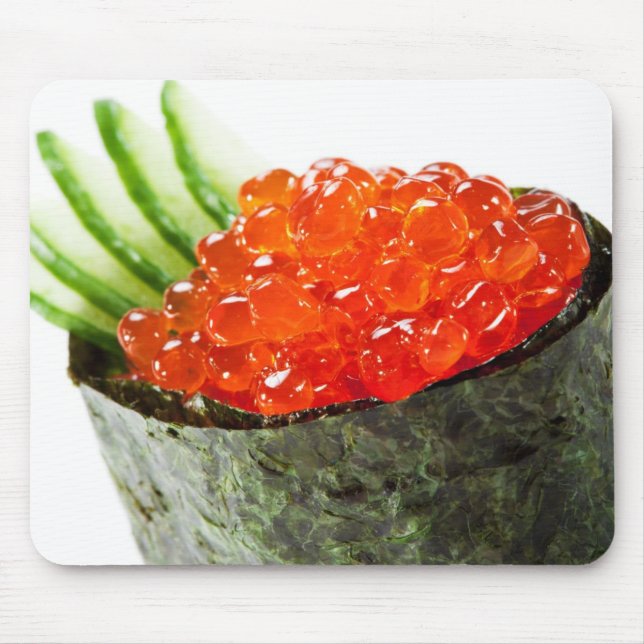 Ikura (Salmon Roe) Gunkan Maki Sushi Mouse Pad (Front)