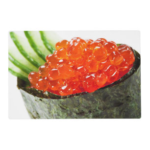 Ikura (Salmon Roe) Gunkan Maki Sushi Placemat