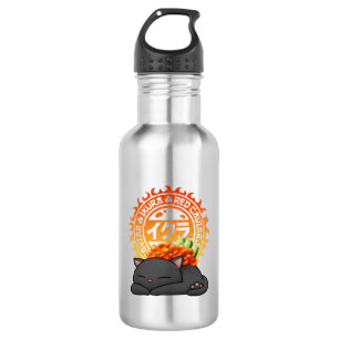 Ikura Salmon Roe Sushi Cat Stainless Steel Water Bottle