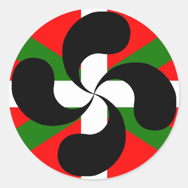 IKURRINA-LAUBURU CLASSIC ROUND STICKER (Front)