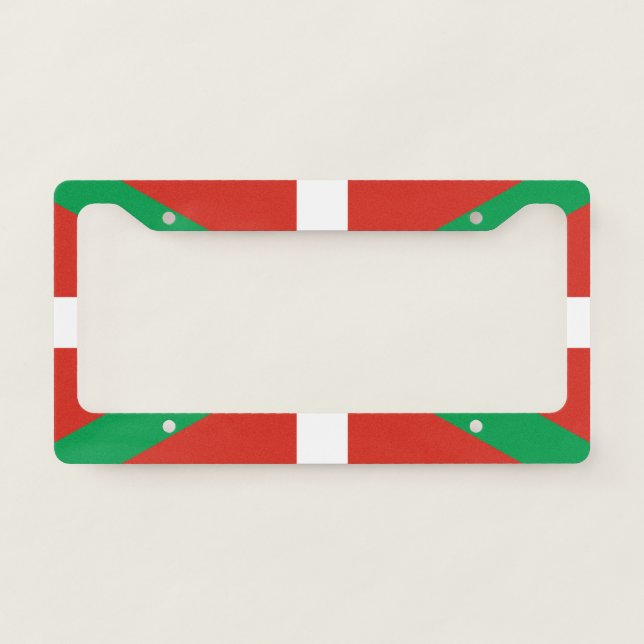 Ikurriña License Plate Frame (Front)