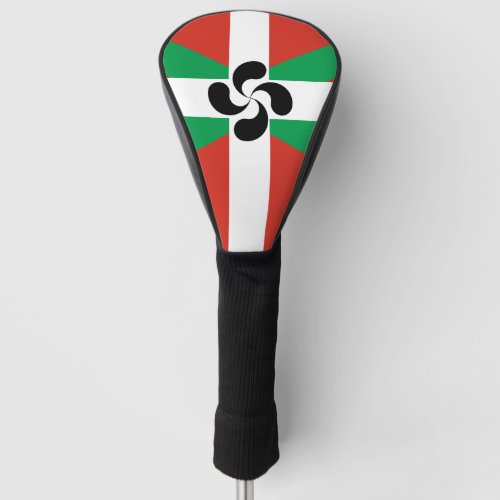 Ikurrina with Lauburu symbol Golf Head Cover