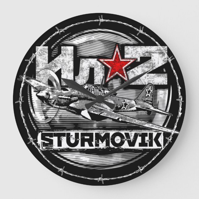 Il-2 Shturmovik Large Clock (Front)