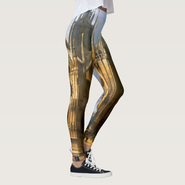Il Duomo Dalla Corsia Dei Servi by Luigi Bisi Leggings (Right)