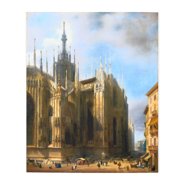 Il Duomo Dalla Corsia Dei Servi by Luigi Bisi Metal Print (Front)