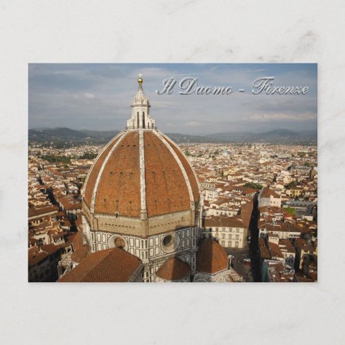 Il Duomo _ Firenze Postcard