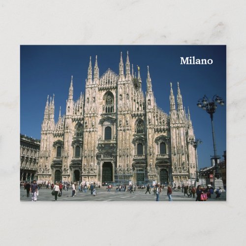Il Duomo Milano postcard