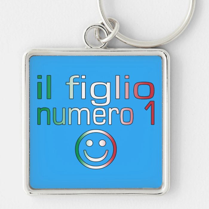 Il Figlio Numero 1   Number 1 Son in Italian Key Chain