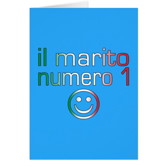 Il Marito Numero 1   Number 1 Husband in Italian Card