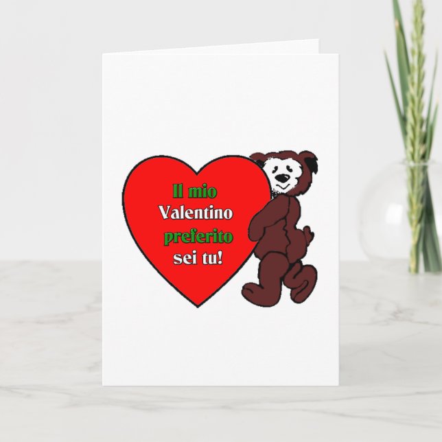Il Mio Valentino Perferito Sei Tu Holiday Card (Front)
