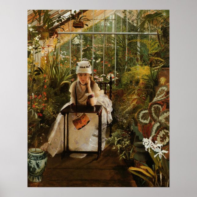 Il Penseroso by John Atkinson Grimshaw 1875 Poster (Front)