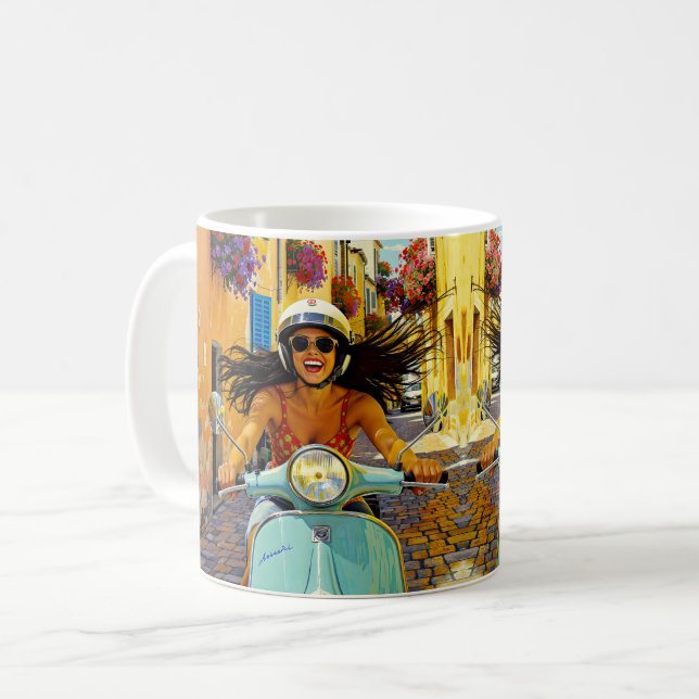  “Il riso del vento” (Laughter of the Wind) Coffee Mug (Front Left)