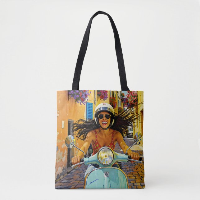  “Il riso del vento” (Laughter of the Wind) Tote Bag (Front)
