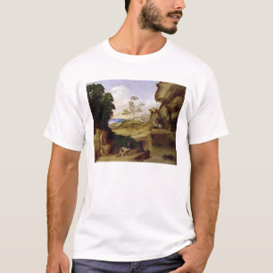 Il Tramonto (The Sunset) (oil on canvas) T-Shirt