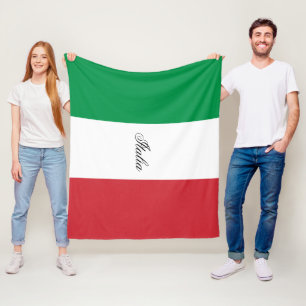 Il Tricolore - The Flag of Italy Fleece Blanket