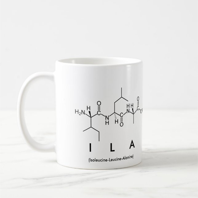 Ila peptide name mug (Left)