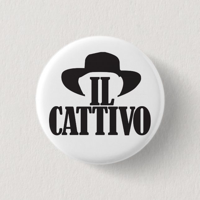 ILCATTIVO PINBACK BUTTON (Front)