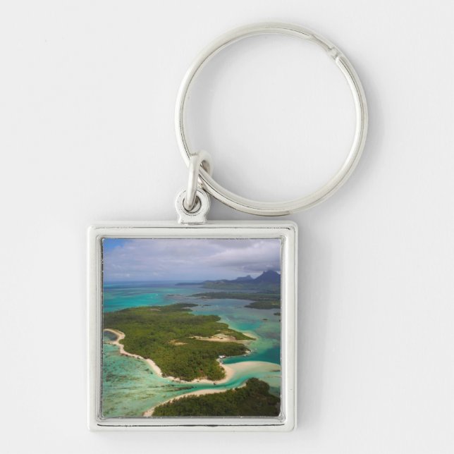 Ile Aux Cerfs, Mauritius Keychain (Front)