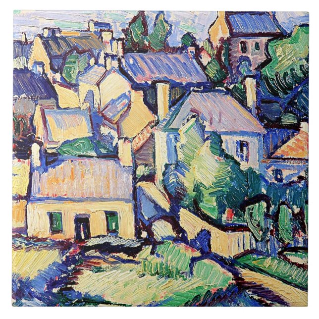 Ile de Brehat by Samuel Peploe, Ceramic Tile (Front)