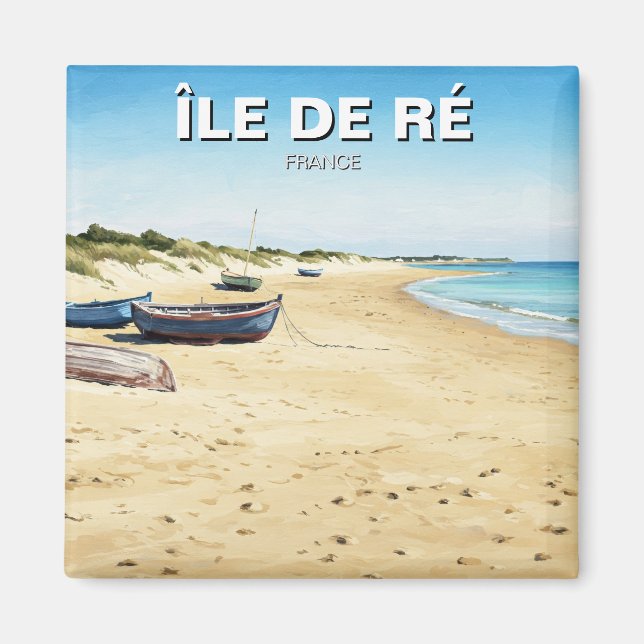 Île de Ré France Travel Magnet (Front)