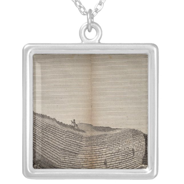 Ile de Staffa Silver Plated Necklace (Front)